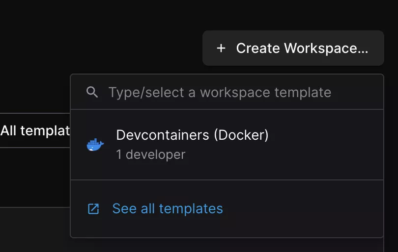 选择 DevContainer